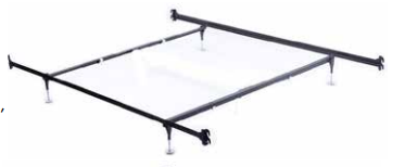 F71001 Twin/Full with Adjustable Glides Hook-on with headboard & footboard brackets