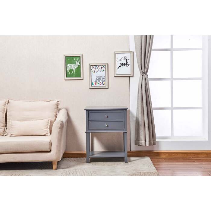 6629 GRAY Classic Side Table