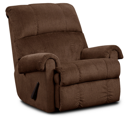 Kelly Rocker Recliner in Chocolate