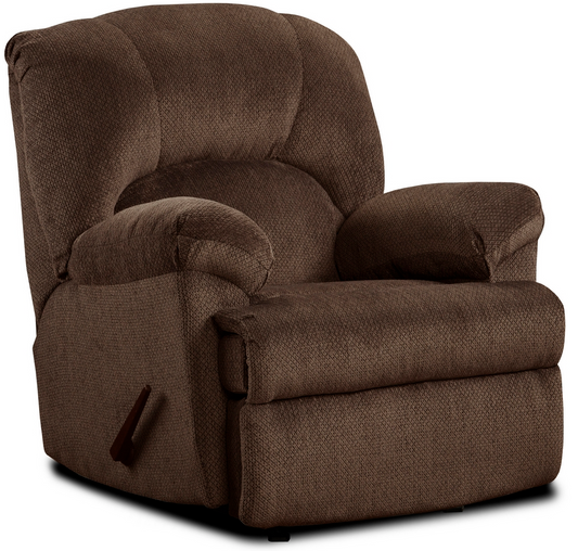 Kelly Rocker Recliner in Chocolate